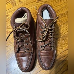 Ladies soft leather Timberland shorts boots